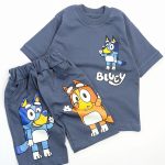 🦸🧚 #تیشرت‌شلوارک لش اسپرت بلویی