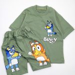 🦸🧚 #تیشرت‌شلوارک لش اسپرت بلویی