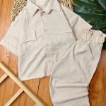 #پیراهن‌شلوار دخترانه کرپ کره ای