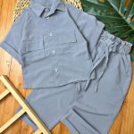 #پیراهن‌شلوار دخترانه کرپ کره ای