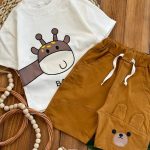 🤴🏻  #تیشرت‌‌شلوارک اسپرت زرافه