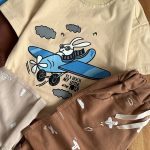 🧚🤴🏻  #تیشرت‌‌شلوارک اسپرت هواپیما