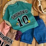 🧚🤴🏻  #تیشرت‌‌شلوارک جین چاپ 10