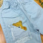 🤴🏻🧚 #شلوار‌جین مام اسپرت جیب تدی