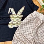 🧚🤴🏻  #تیشرت‌‌شلوارک دخترانه خرگوش گوچی