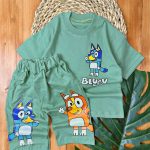 🧚‍♀️🤴🏻  #تیشرت‌شلوارک لش استایل اسپرت BLUEY