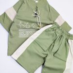 🧚‍♀️🤴🏻  #تیشرت‌شلوار و شلوارک کتان اسپرت یقه بند دار