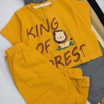 🧚‍♀️  #کراپ‌شلوار بگ دخترانه طرح شیر