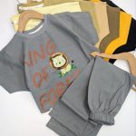 🧚‍♀️  #کراپ‌شلوار بگ دخترانه طرح شیر