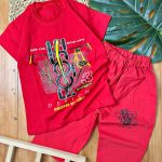 🧚🤴🏻  #تیشرت‌شلوارک کتان پنبه حروف