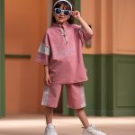 🧚‍♀️🤴🏻  #تیشرت‌شلوار و شلوارک کتان اسپرت یقه بند دار