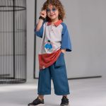 #تیشرت‌شلوارک کتان یقه دار دکمه ای