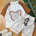 #تیشرت‌شلوارک کتان رگلان خرس