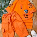 تیشرت شلوارک کتان جیب موش