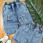 شلوارک جین صلیب