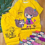 ست دخترانه پنبه سنجاب