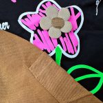 ست کتان گل برجسته