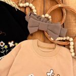 کراپ شلوارک کتان تل دار