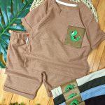 ست بیسکویتی گلدوزی آفتاب پرست