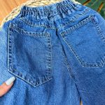 شلوار بگ واید آبی