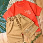 ست کتان لش استایل دنی کیدز