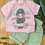 ست کتان دخترک