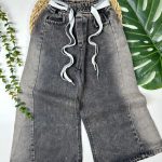 شلوار جین شافل ساده کثیف شور