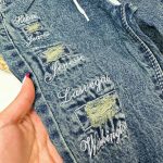 شلوار جین اسپرت طرح زاپ