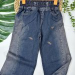 شلوار جین شافل کثیف شور ساده