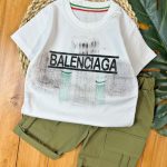 ست کتان بالنسیاگا سفید