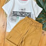 ست کتان بالنسیاگا سفید