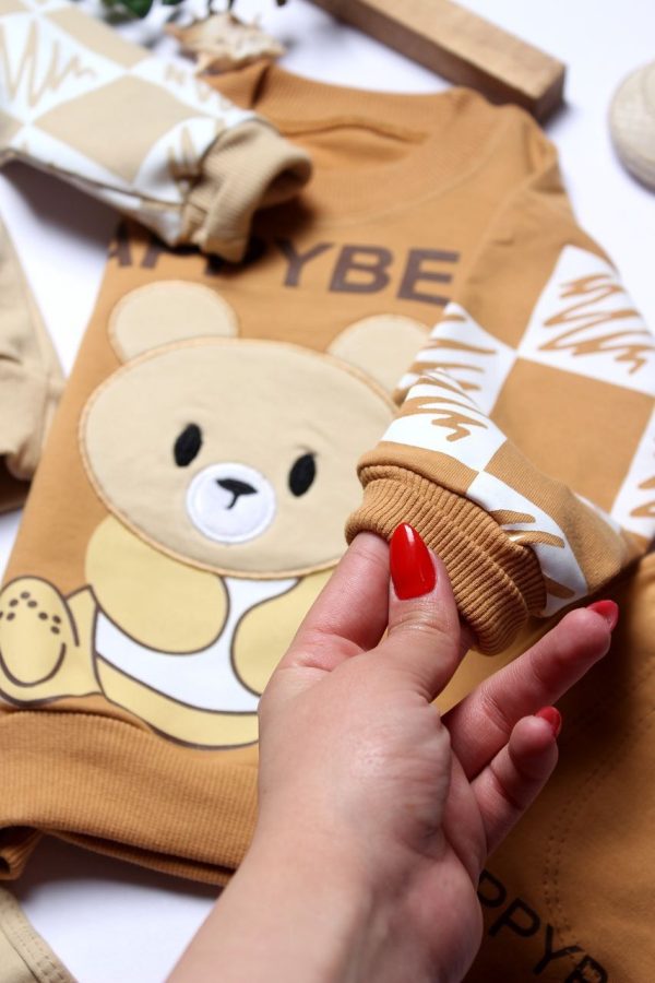 بلوز شلوار دورس لاکرا happy bear