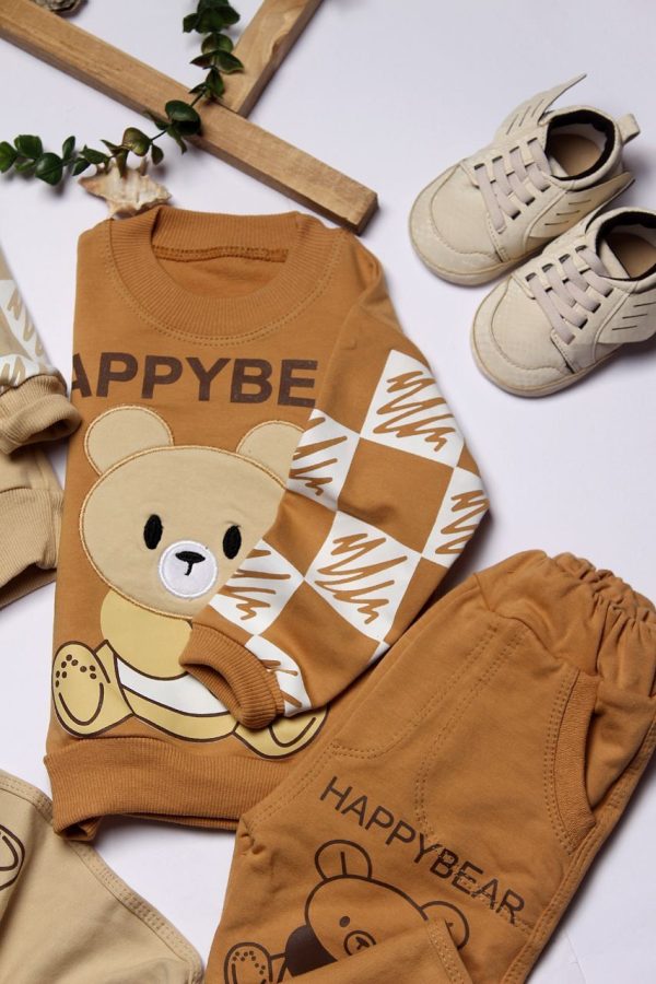 بلوز شلوار دورس لاکرا happy bear