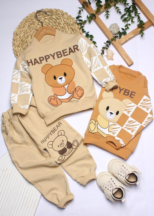 بلوز شلوار دورس لاکرا happy bear