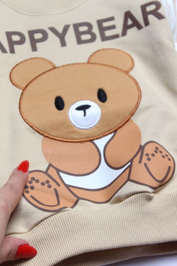 بلوز شلوار دورس لاکرا happy bear