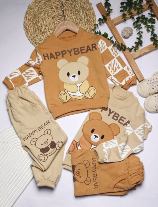 بلوز شلوار دورس لاکرا happy bear