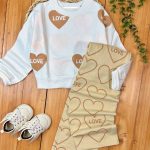 کراپ شلوار بگ قلبی