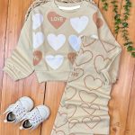 کراپ شلوار بگ قلبی