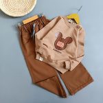 بلوز شلوار بگ کتان میکی