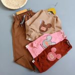 بلوز شلوار بگ کتان میکی