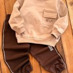 بلوز شلوار نوار دوزی جیب بغل