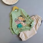 بلوز شلوار کتان حیوانات