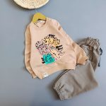 بلوز شلوار کتان حیوانات