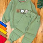 بلوز شلوار گلدوزی سه خرس