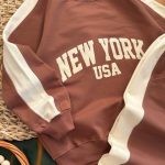 بلوز شلوار رگلان تیکه دوزی نیویورک