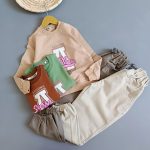 بلوز شلوار کتان حروف A