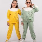 بلوز شلوار تیکه دوزی خرگوش