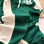 بلوز شلوار تیکه دوزی پشت چاپ