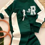 بلوز شلوار تیکه دوزی پشت چاپ