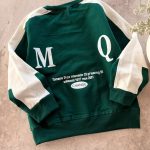 بلوز شلوار تیکه دوزی پشت چاپ